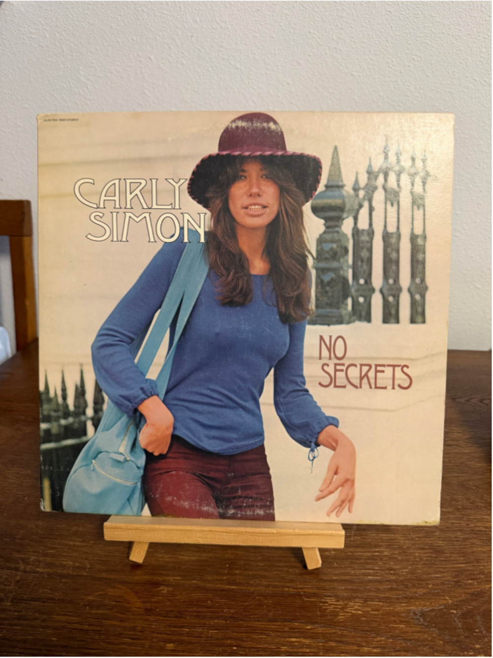 Carly Simon No Secrets LP Vinyl Record 1972 Elektra EKS-75049 Gatefold -MF